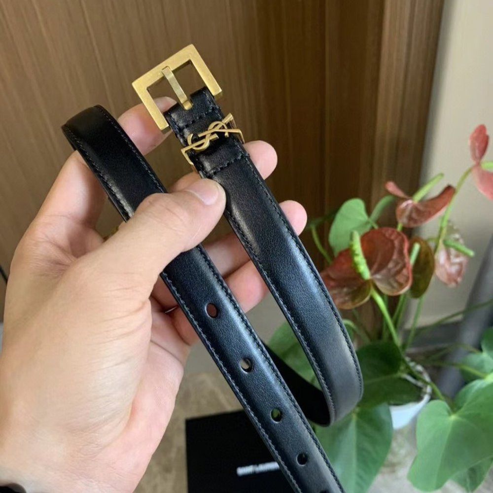 Saint Laurent Women's Belt(Width 2cm)